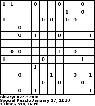 Binary Puzzle