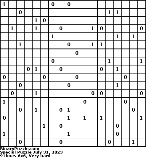 Binary Puzzle