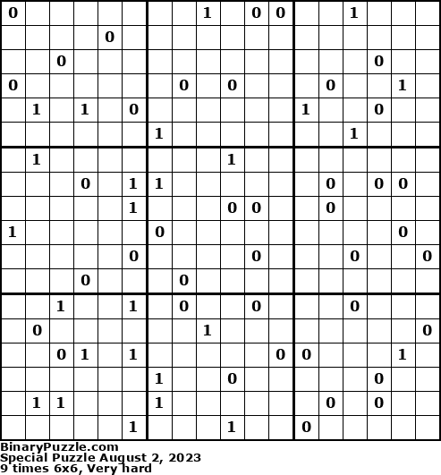 Binary Puzzle