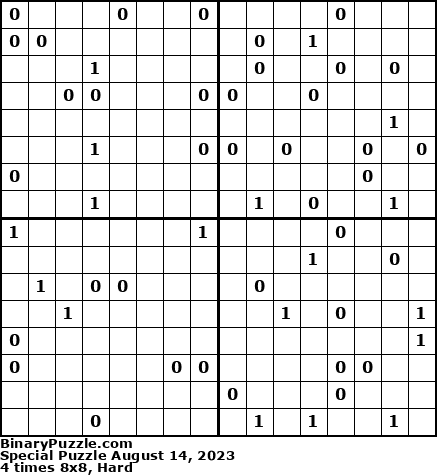 Binary Puzzle