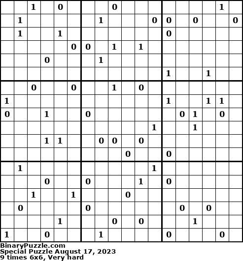 Binary Puzzle