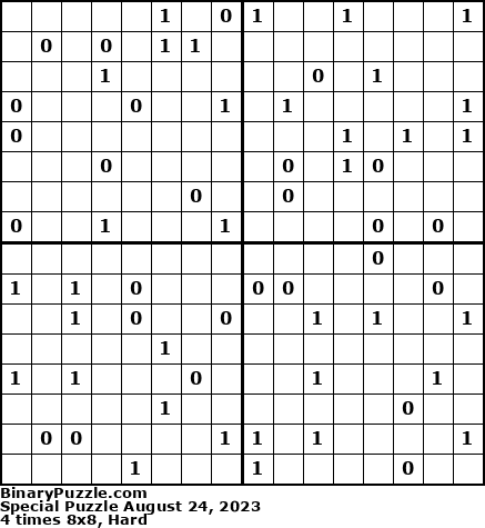 Binary Puzzle