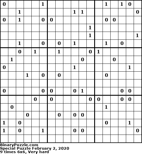 Binary Puzzle
