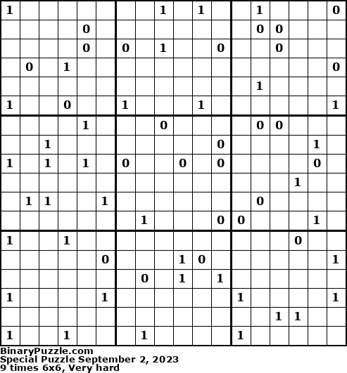 Binary Puzzle