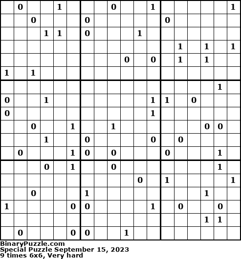 Binary Puzzle