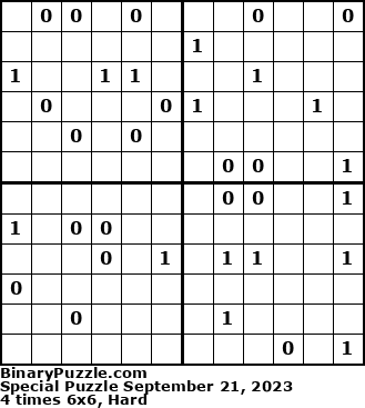 Binary Puzzle