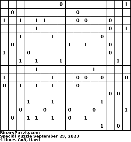 Binary Puzzle