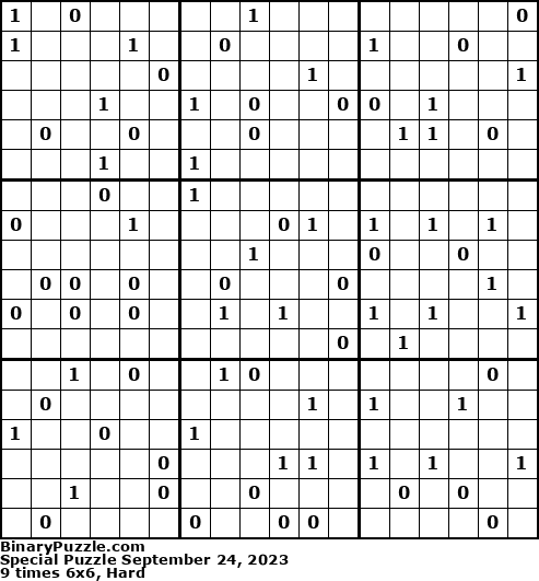 Binary Puzzle