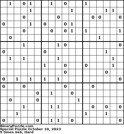 Binary Puzzle