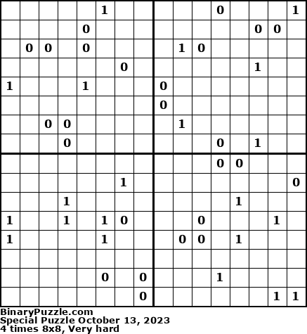 Binary Puzzle