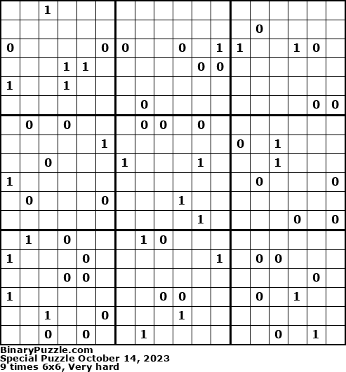 Binary Puzzle