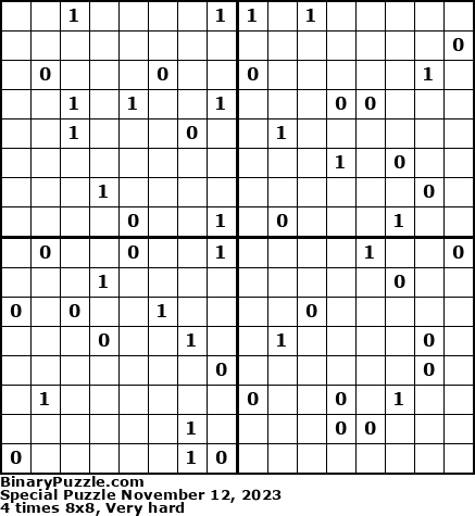 Binary Puzzle