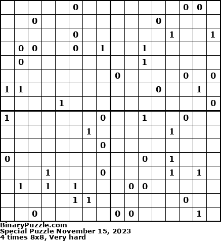 Binary Puzzle