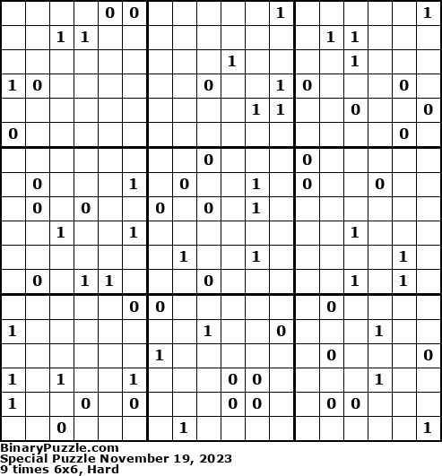 Binary Puzzle