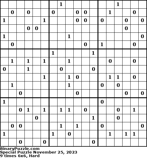 Binary Puzzle