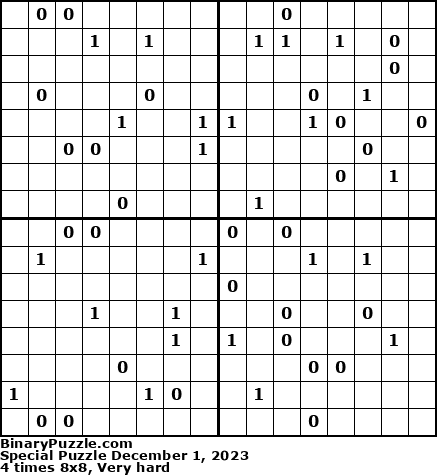 Binary Puzzle