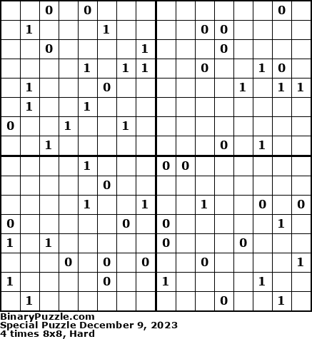 Binary Puzzle