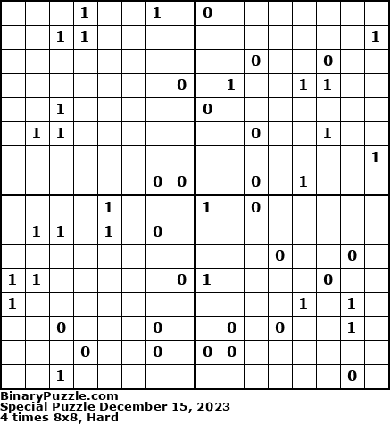 Binary Puzzle