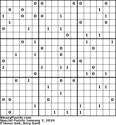 Binary Puzzle