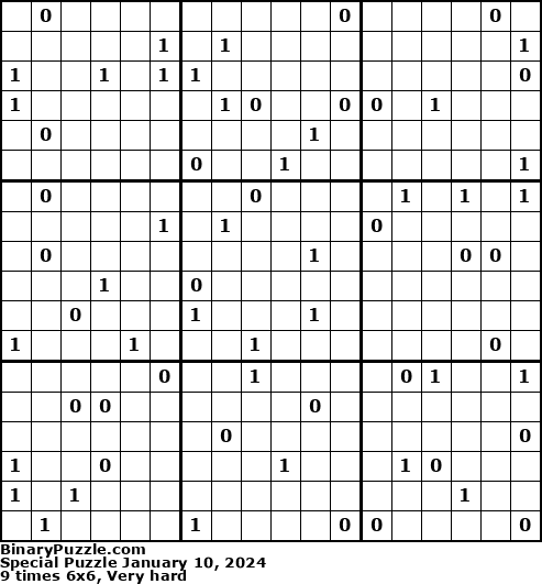 Binary Puzzle