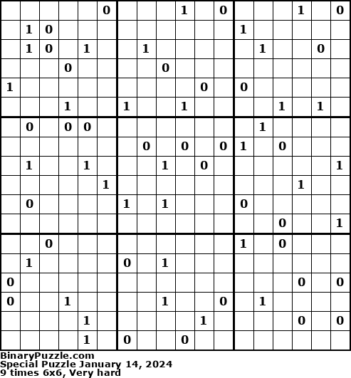 Binary Puzzle