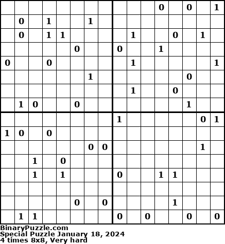 Binary Puzzle