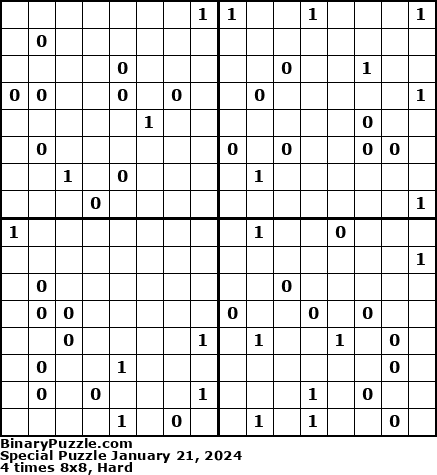 Binary Puzzle