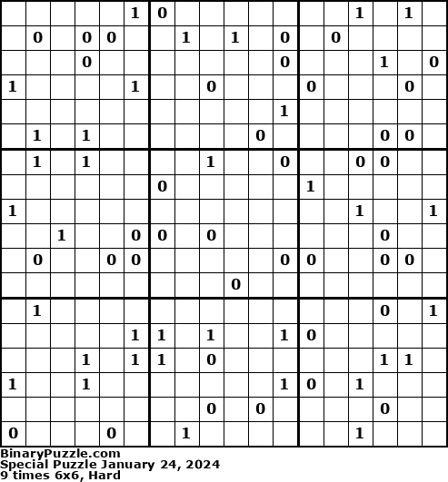 Binary Puzzle