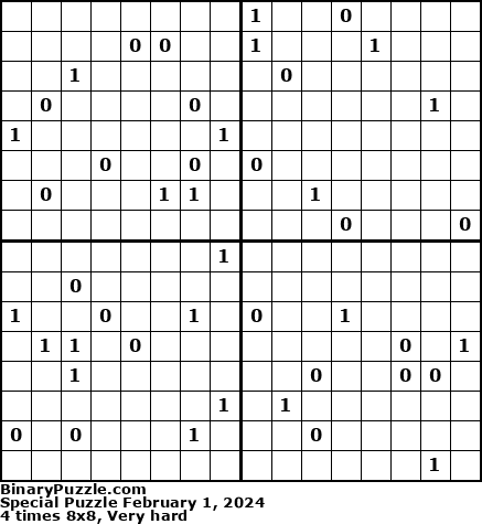 Binary Puzzle