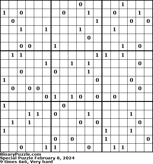 Binary Puzzle