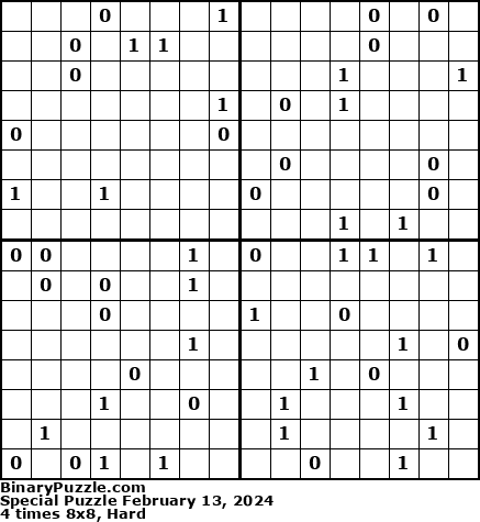 Binary Puzzle