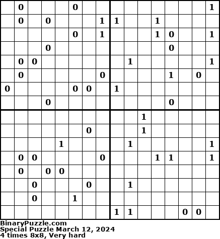 Binary Puzzle