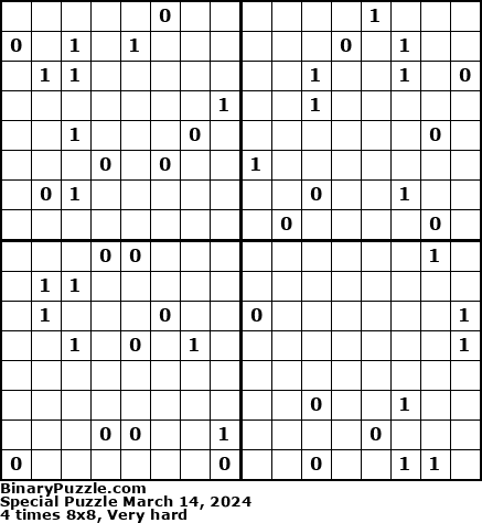 Binary Puzzle