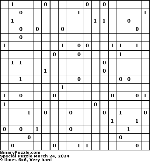 Binary Puzzle