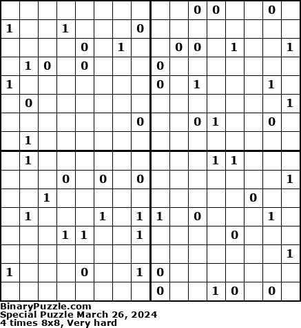 Binary Puzzle