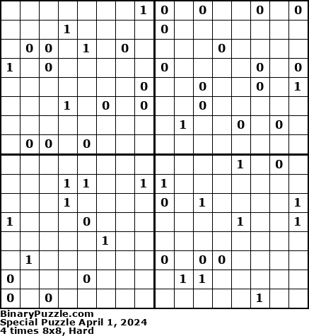 Binary Puzzle