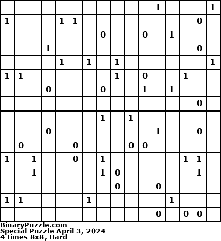 Binary Puzzle