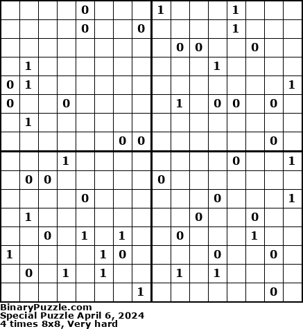 Binary Puzzle