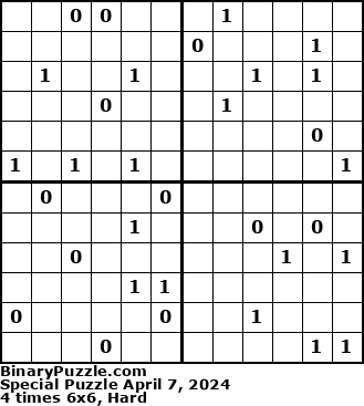 Binary Puzzle