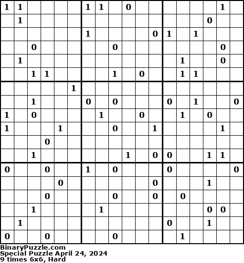 Binary Puzzle