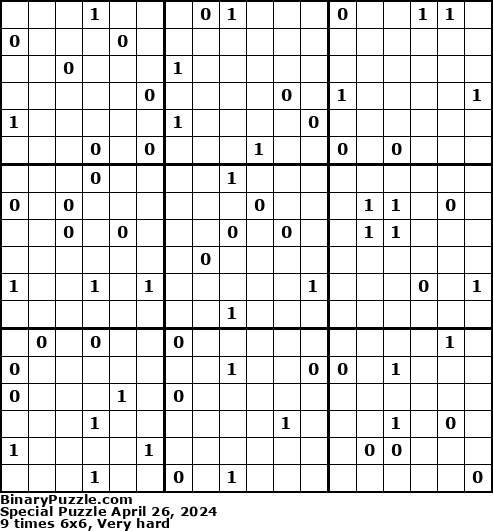 Binary Puzzle