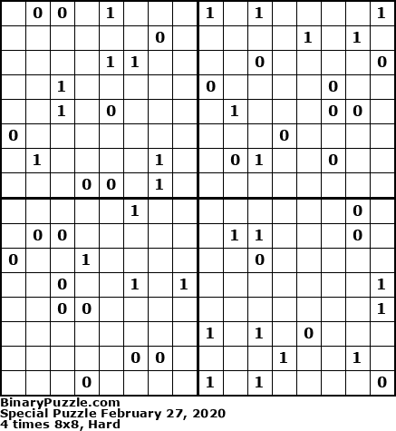 Binary Puzzle