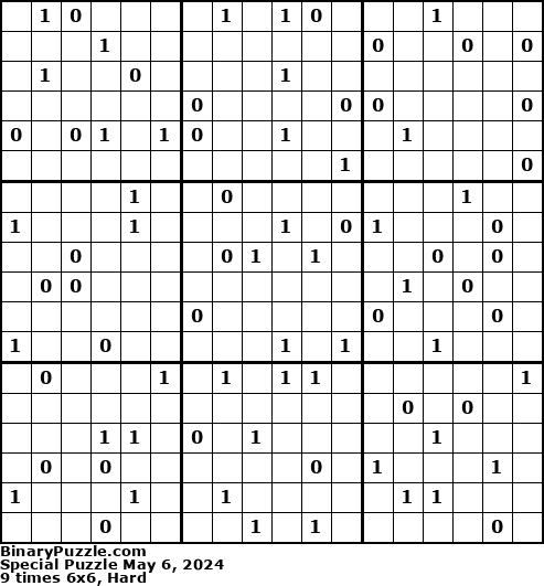 Binary Puzzle