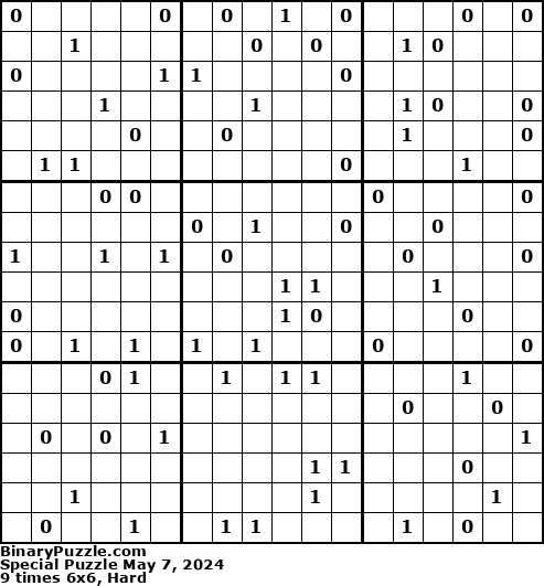 Binary Puzzle