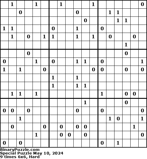 Binary Puzzle