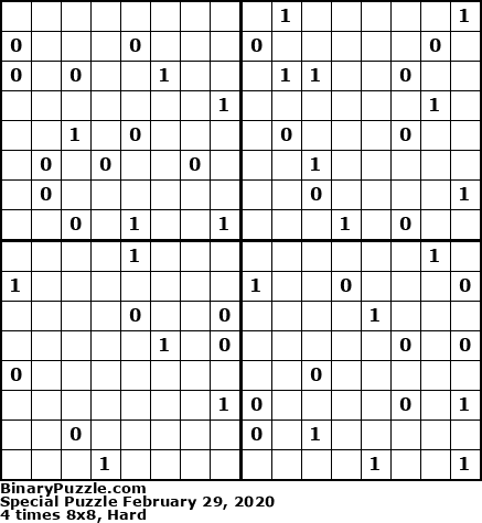 Binary Puzzle
