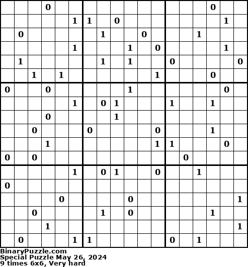 Binary Puzzle