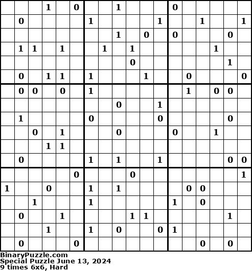 Binary Puzzle