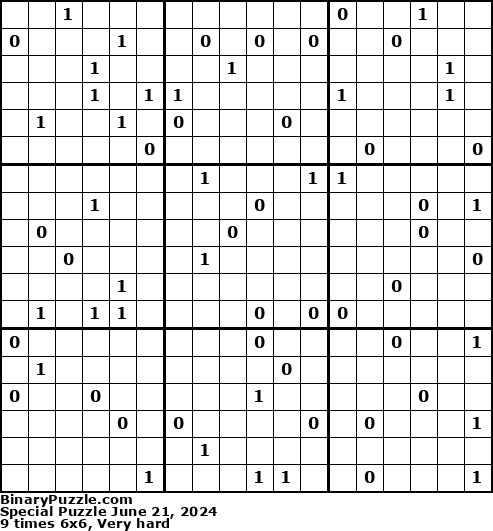 Binary Puzzle