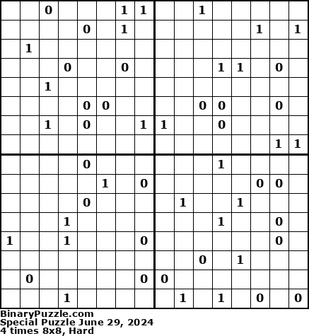 Binary Puzzle